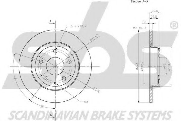 Disc frana 3