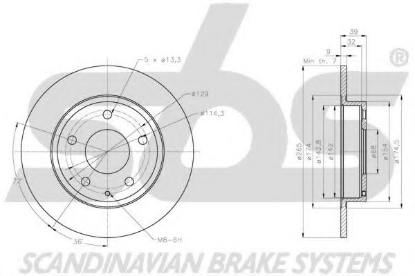 Disc frana 3
