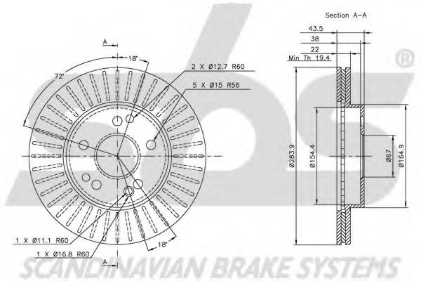 Disc frana 3