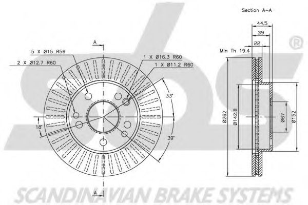 Disc frana 3
