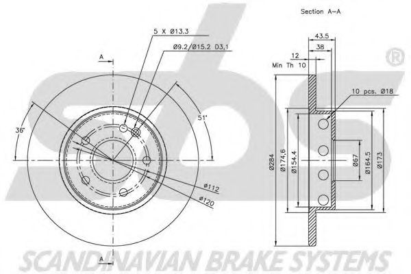 Disc frana 3