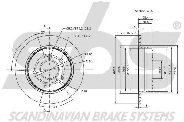 Disc frana 3