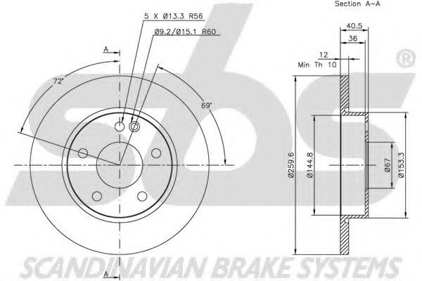 Disc frana 3