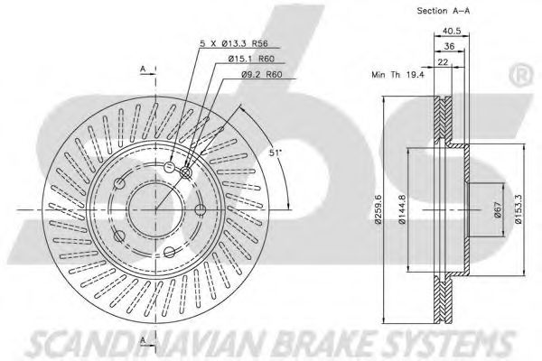 Disc frana 3