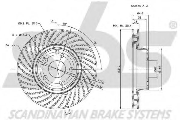 Disc frana 3