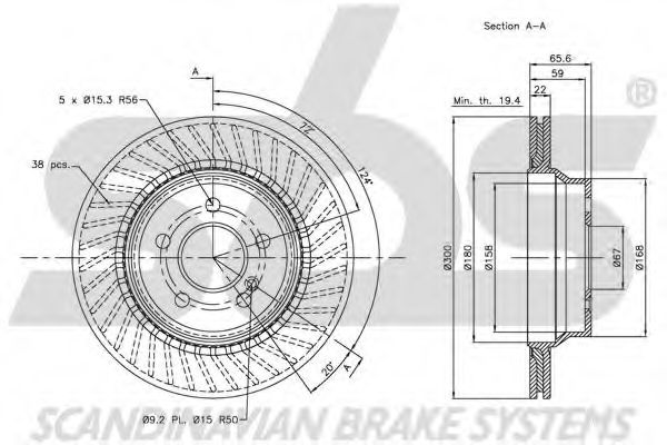 Disc frana 3