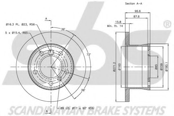 Disc frana 3