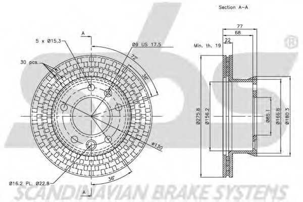 Disc frana 3