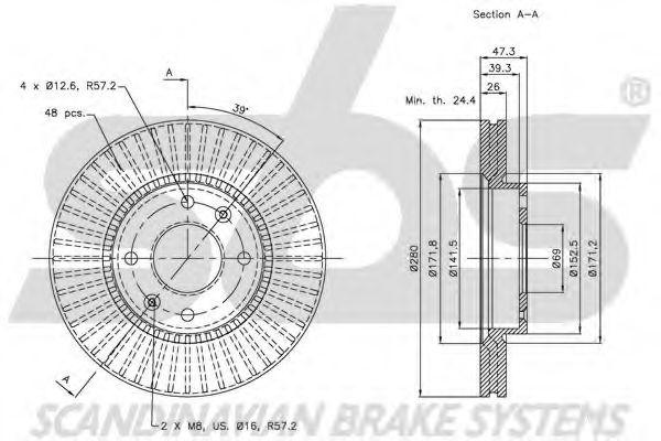 Disc frana 3