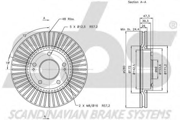 Disc frana 3