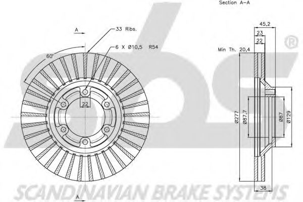 Disc frana 3