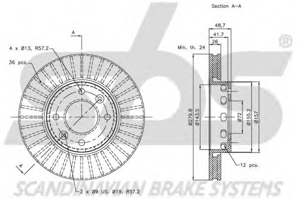 Disc frana 3