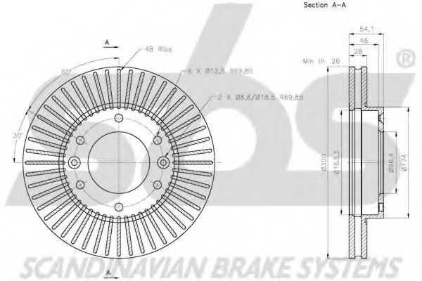 Disc frana 3