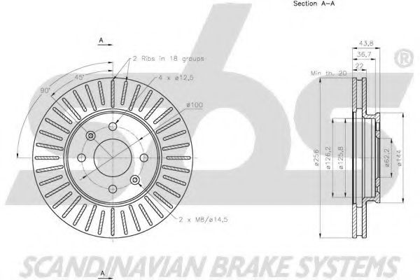 Disc frana 3
