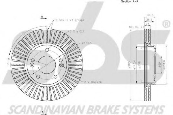 Disc frana 3