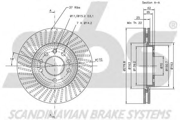 Disc frana 3