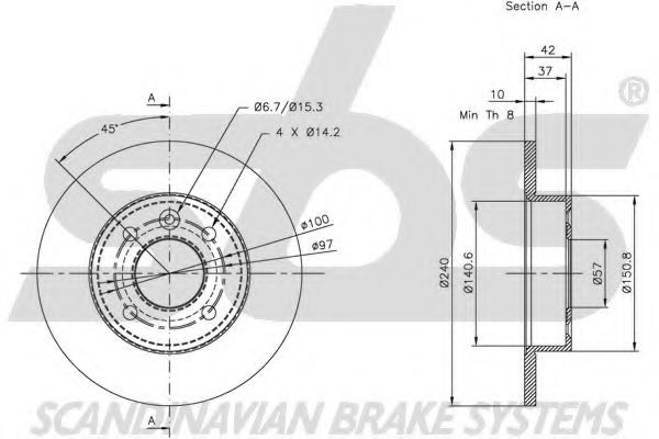 Disc frana 3