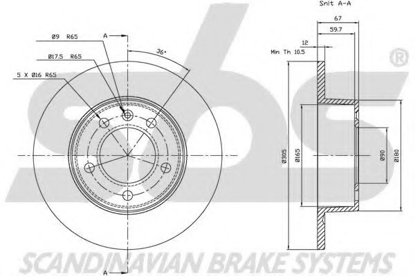 Disc frana 3