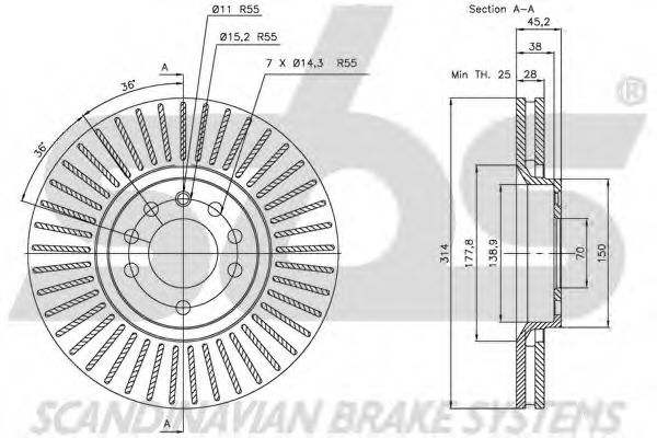 Disc frana 3