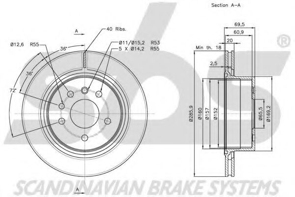 Disc frana 3