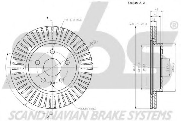 Disc frana 3