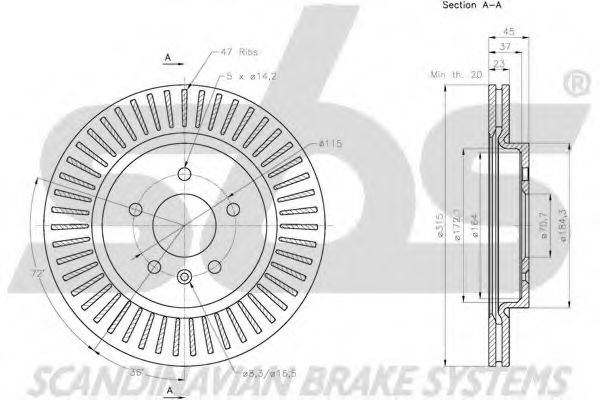 Disc frana 3