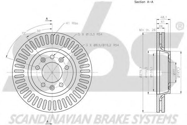 Disc frana 3