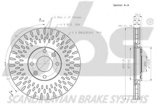 Disc frana 3