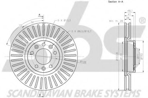 Disc frana 3