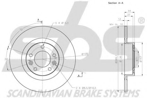 Disc frana 3