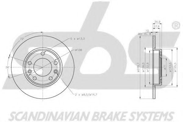 Disc frana 3