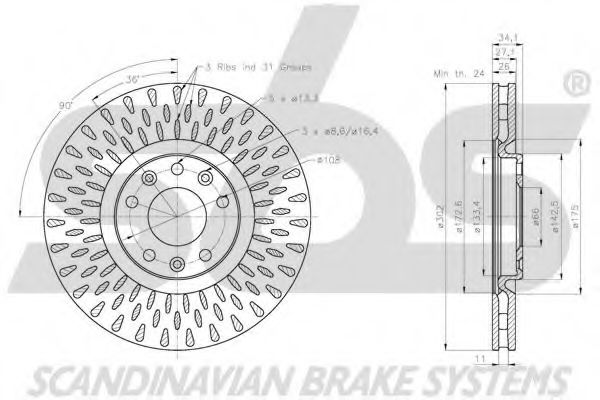 Disc frana 3