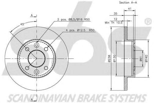 Disc frana 3