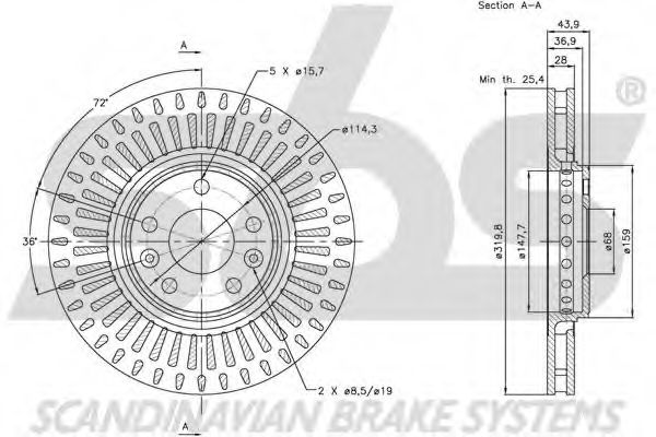 Disc frana 3
