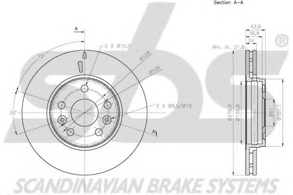 Disc frana 3