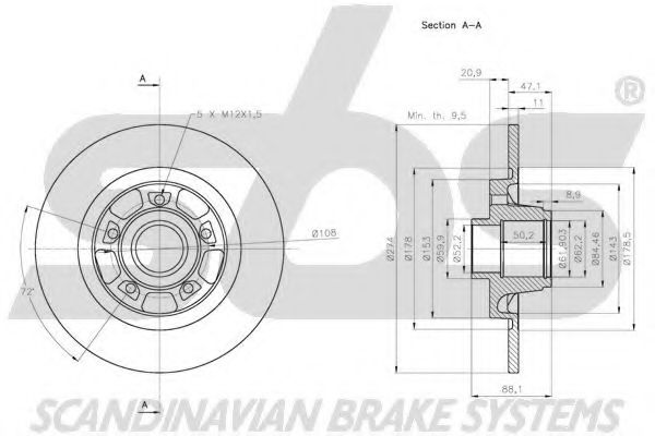 Disc frana 3
