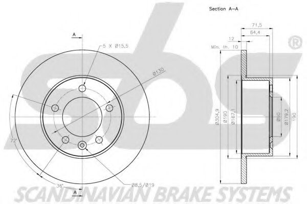 Disc frana 3