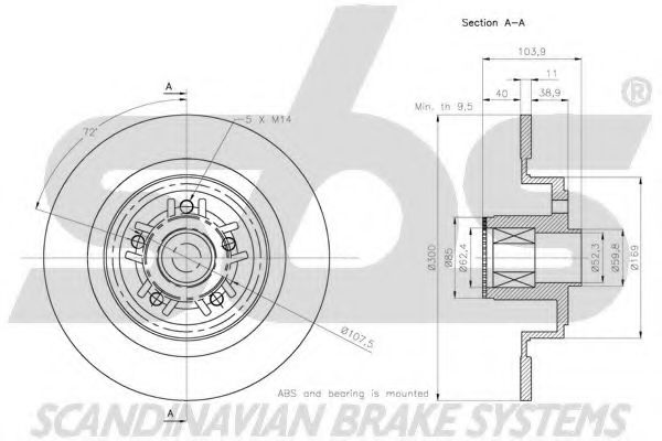 Disc frana 3