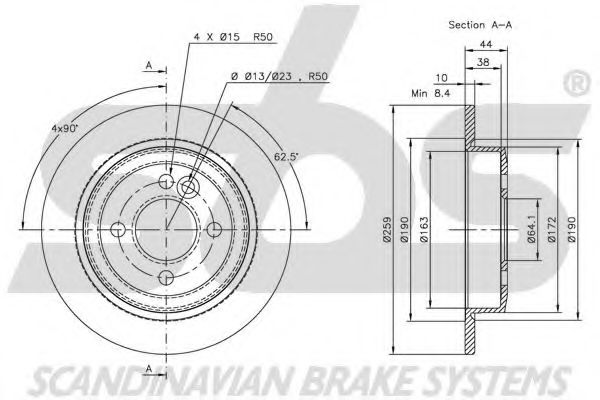 Disc frana 3