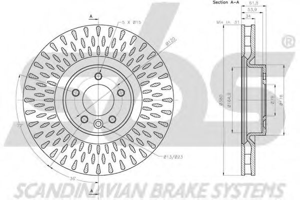 Disc frana 3