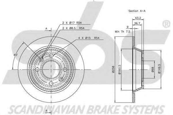 Disc frana 3