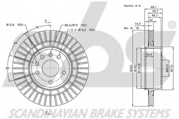 Disc frana 3