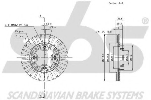 Disc frana 3