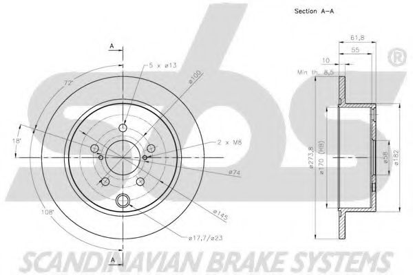 Disc frana 3