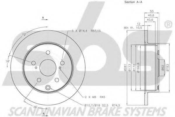 Disc frana 3
