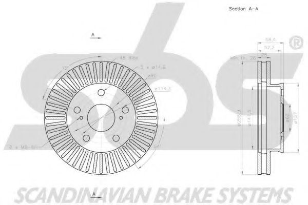 Disc frana 3