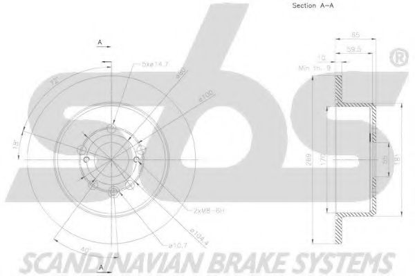 Disc frana 3