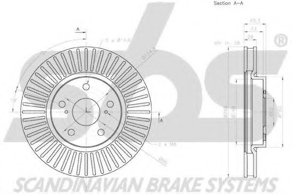Disc frana 3