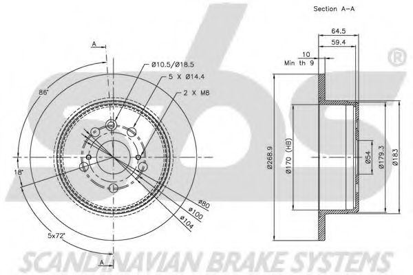 Disc frana 3