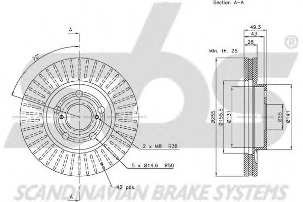 Disc frana 3